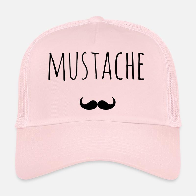 idée cadeau Mustache Barbe Casquette trucker 