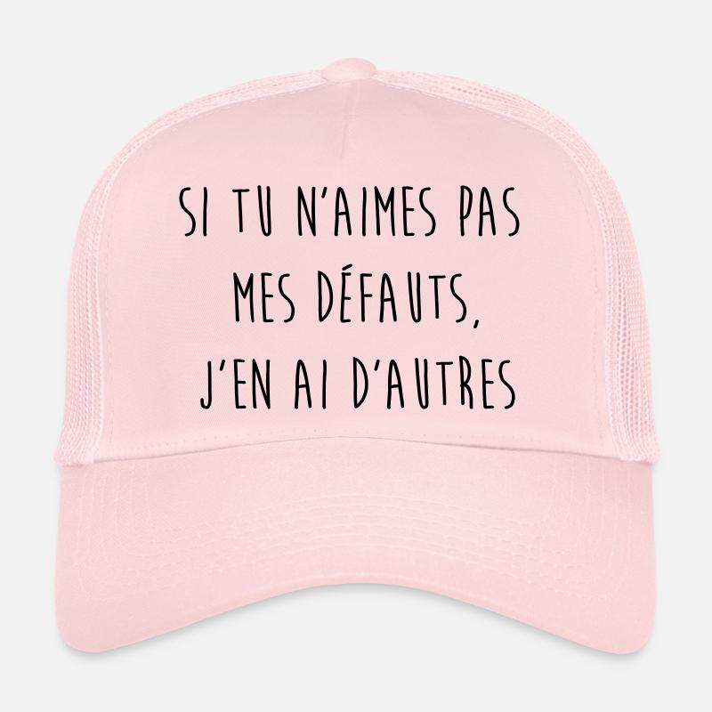 Defauts etc Casquette trucker 