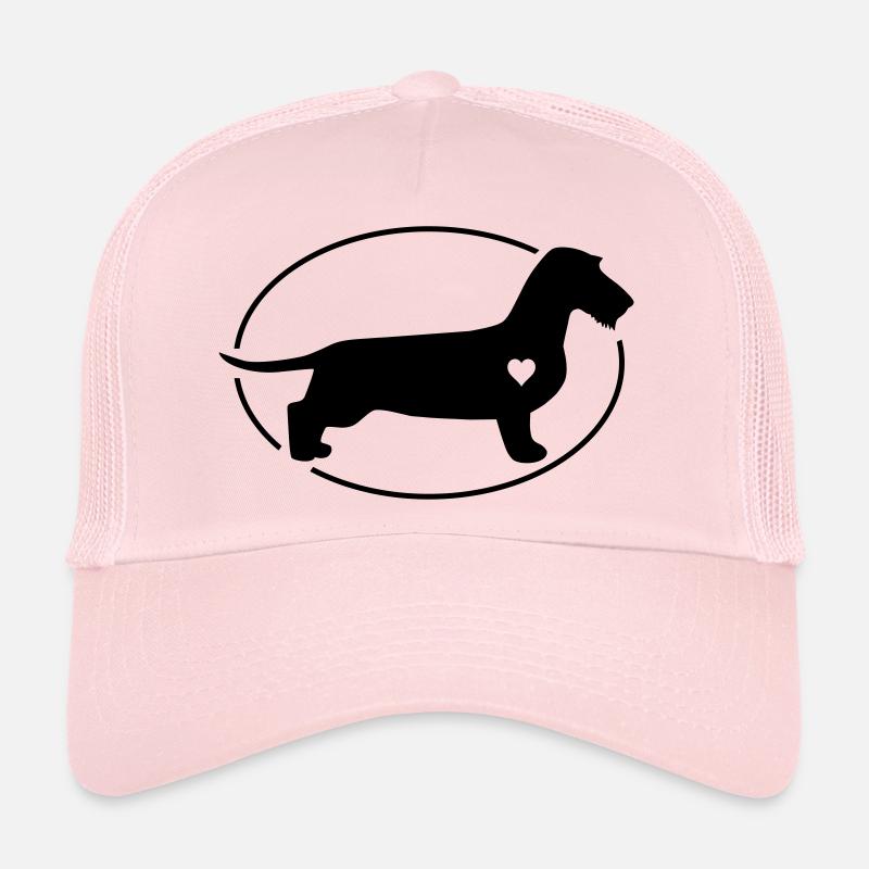 Rauhaardackel - Trucker Cap - Hellrosa