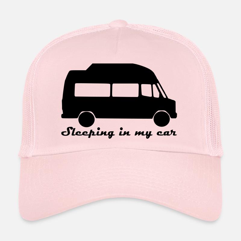 Sleeping in my car Trucker Cap