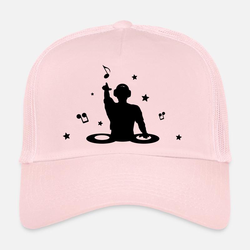 Musik - DJ Party - Trucker Cap - Hellrosa