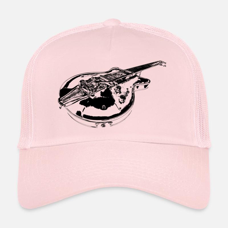 Electric guitar - Trucker Cap - pale pink