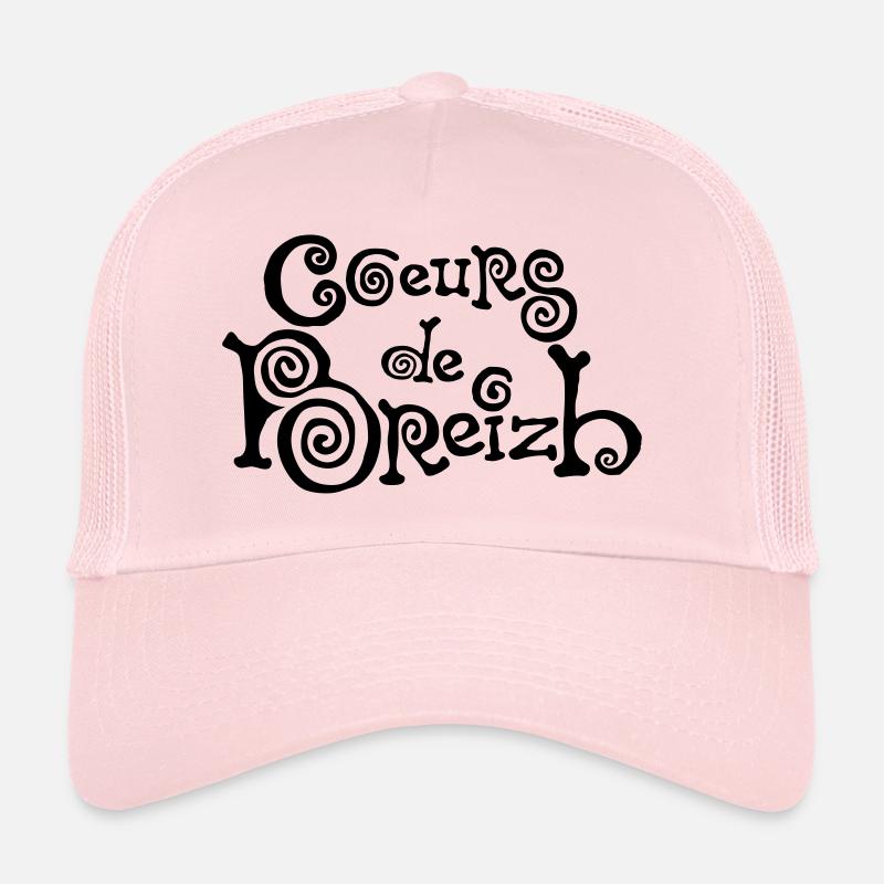 coeurs de breizh bretagne breton bzh logo Casquette trucker 