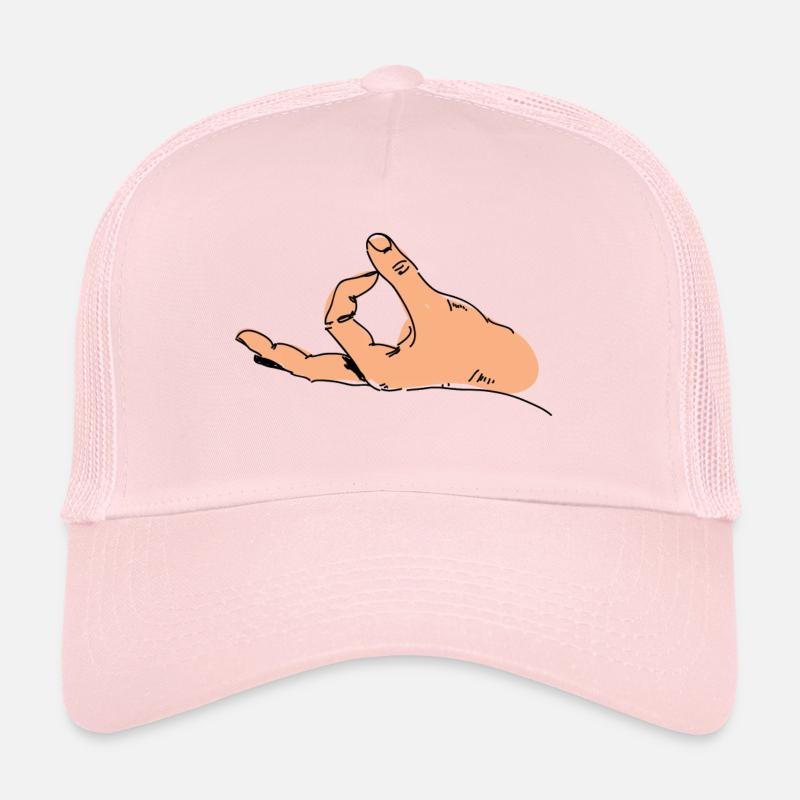 Haha! image drôle regardé dans le trou du Finder Casquette trucker 