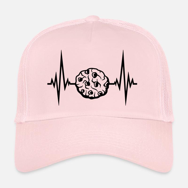 frequenz herzschlag puls cookie keks schoko lecker Trucker Cap