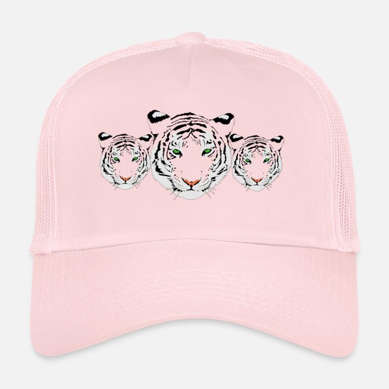 white Tieger Trucker Cap