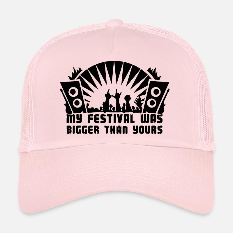 Festival - Music / Rock / Classical - Trucker Cap - pale pink