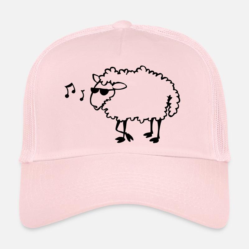 Mouton à lunettes Casquette trucker 