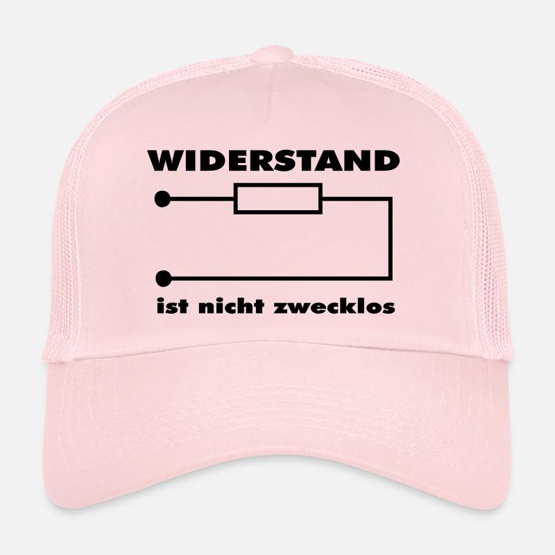 Widerstand ist nicht zwecklos - Trucker Cap - Hellrosa