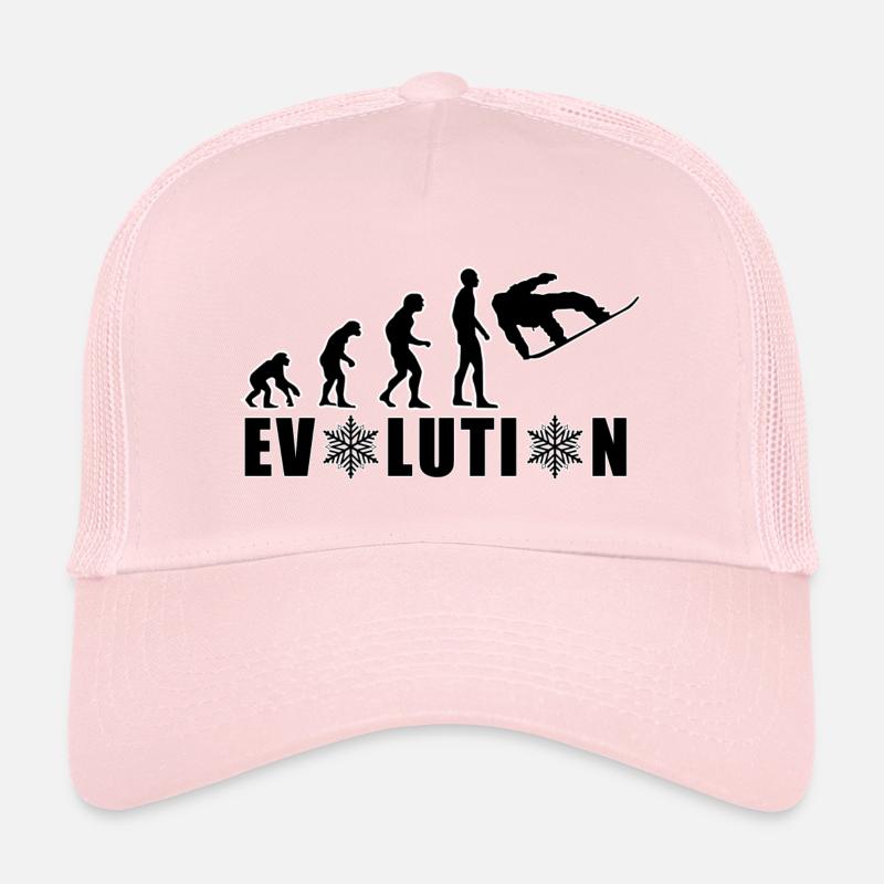 EVOLUTION SNOWBOARD Neige Hiver Cadeau Casquette trucker 