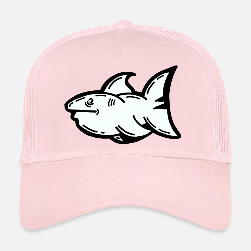 Requin caricatural pour la conservation marine Casquette trucker 