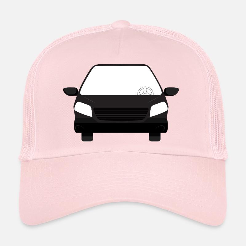 Graphique de véhicule noir simple Casquette trucker 