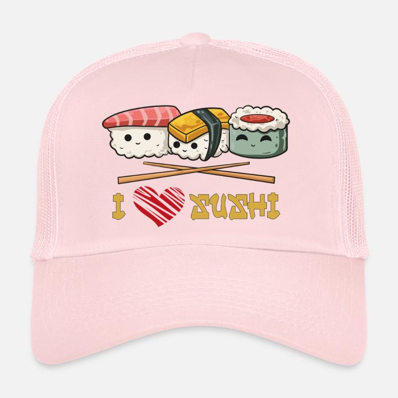J’adore les sushis Casquette trucker 