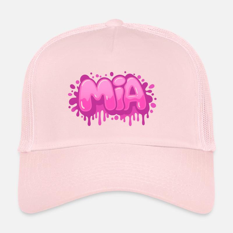 Graffiti MIA Name Geschenk Ideal Druckbar Trucker Cap