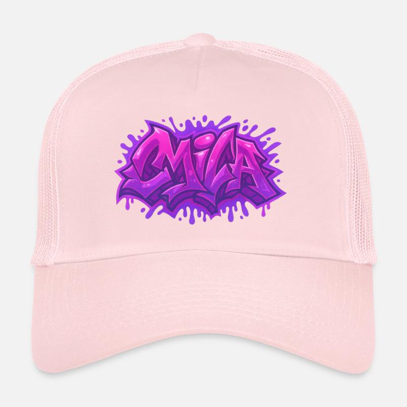 Graffiti  MILA Prénom cadeau idéal imprimable Casquette trucker 