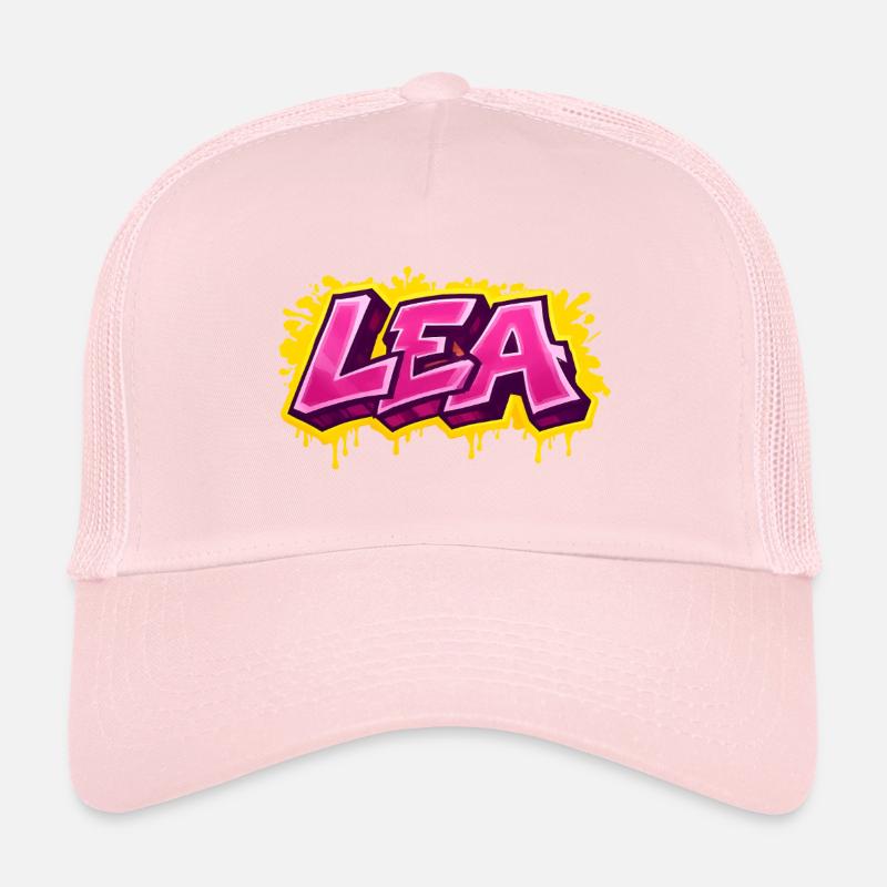 GRAFFITI NAME LEA  FOR  PERFECT GIFT PRINTABLE  Casquette trucker 