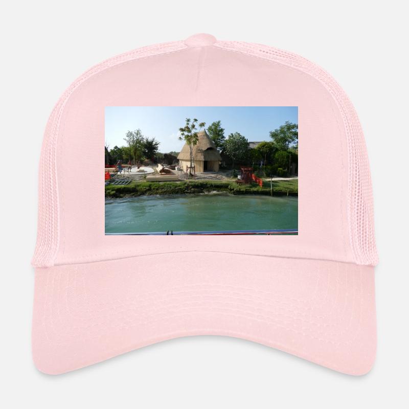 Die Fischerhäuschen von Caorle - Trucker Cap - Hellrosa