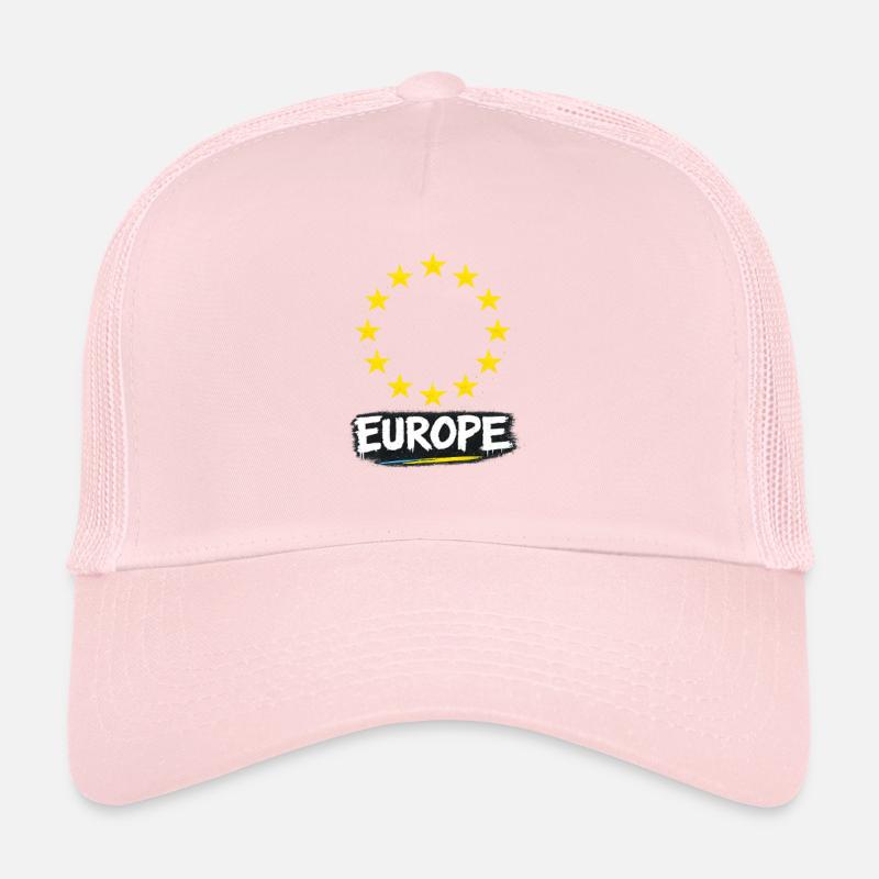 Europa Graffiti Kreis Trucker Cap