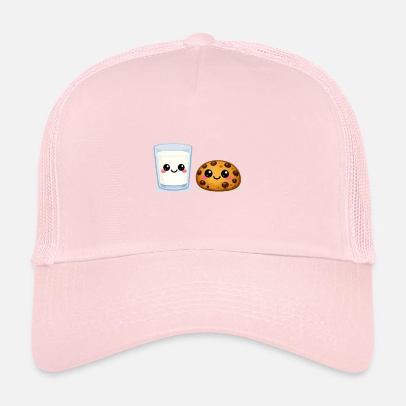 Milch-und-Keks-Kawaii-Duo - Trucker Cap - Hellrosa