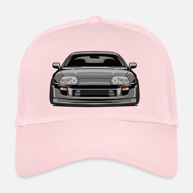legends never die Supra MKIV - Trucker Cap - Hellrosa