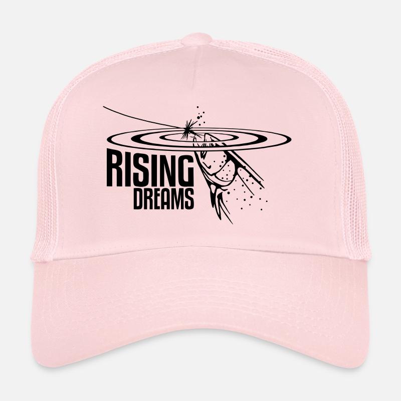 RISING RÊVES - Casquette trucker  - rose pâle