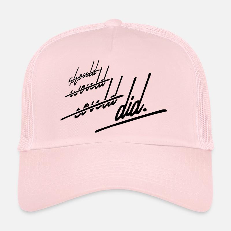 Did Should Would Trucker Cap