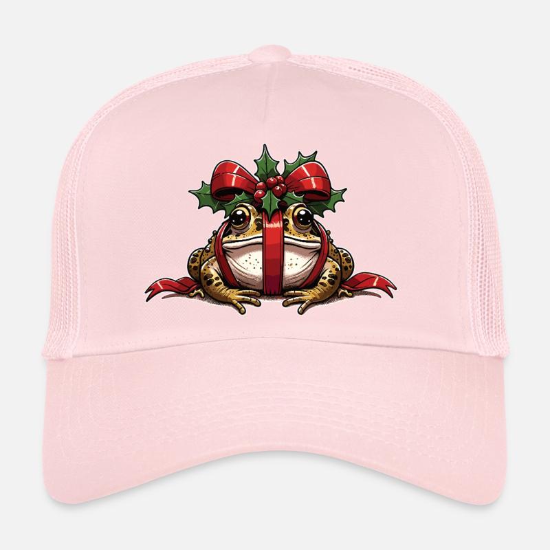 Crapaud, grenouille crapaud de Noël drôle Casquette trucker 