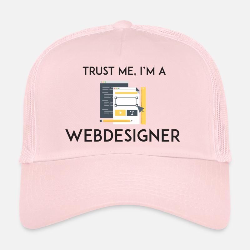 Croyez-moi, je suis webdesigner Casquette trucker 