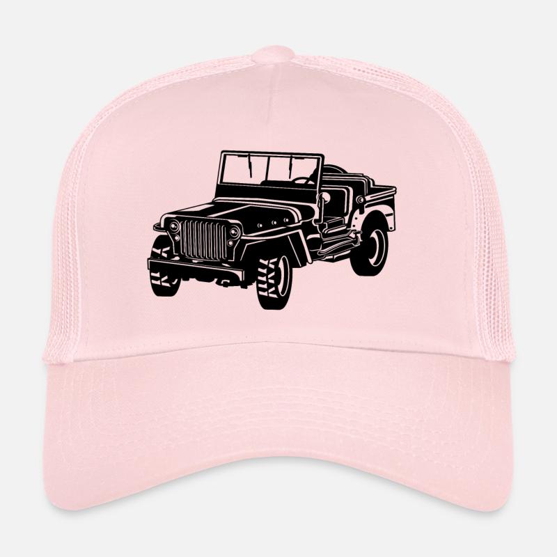 Off-road vehicle / Jeep SUV 02_schwarz Trucker Cap
