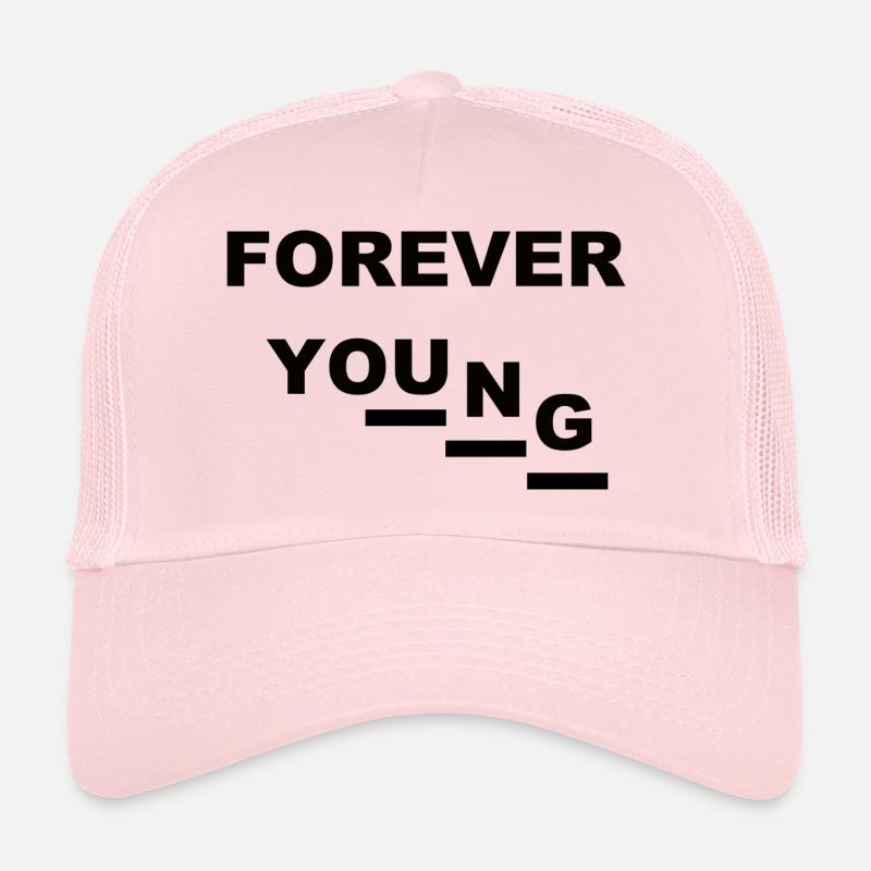 Forever Young (1) - Trucker Cap - Hellrosa