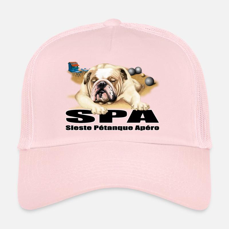 SPA Sieste pétanque apéro Casquette trucker 