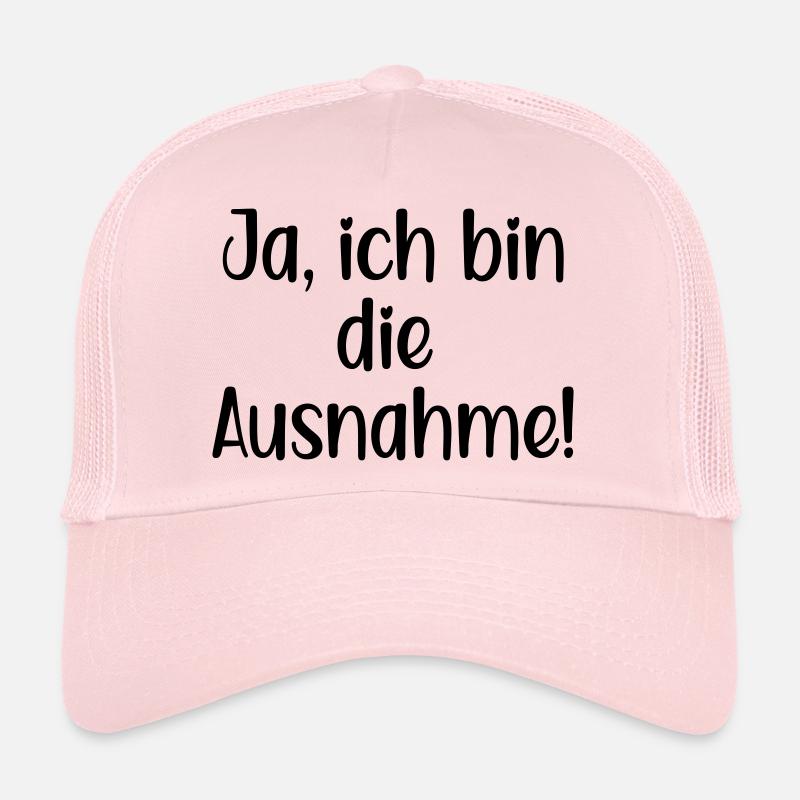 ICH BIN DIE AUSNAHME SPRÜCHE Trucker Cap