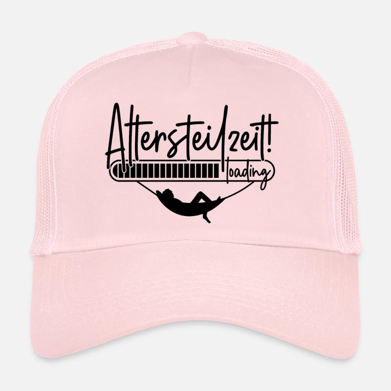 ATZ Ladebalken Hängematte Altersteilzeit loading - Trucker Cap - Hellrosa