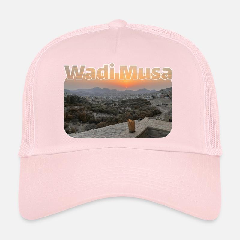 Wadi Musa Sunset Panorama Trucker Cap