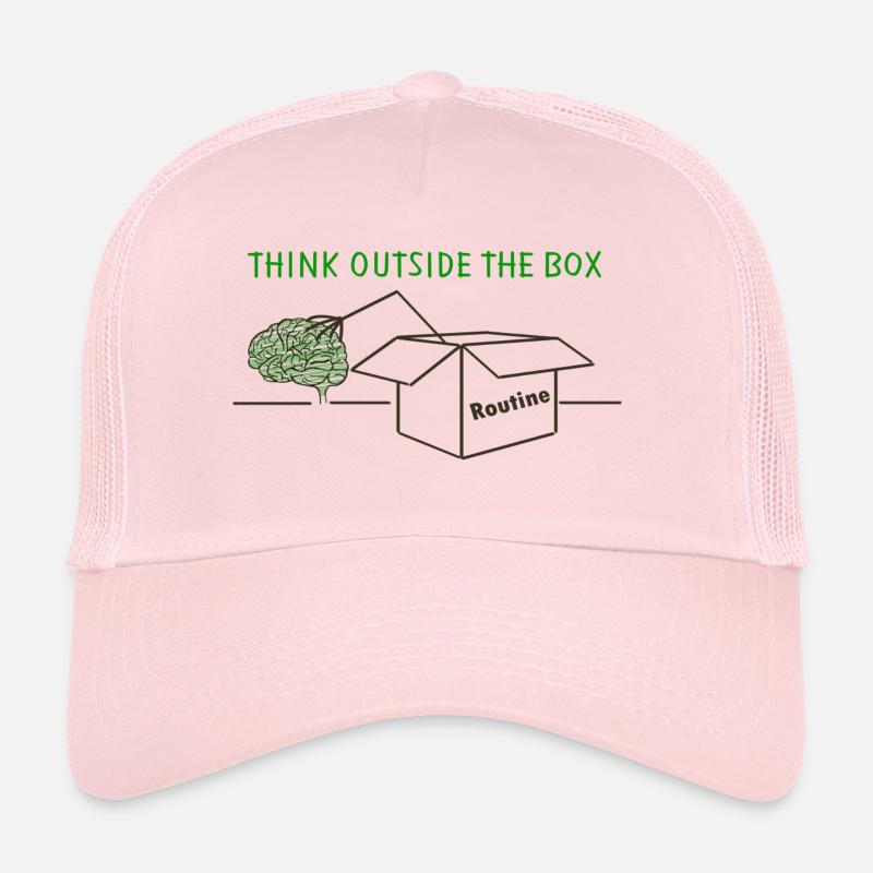 Penser en dehors de la boîte Casquette trucker 