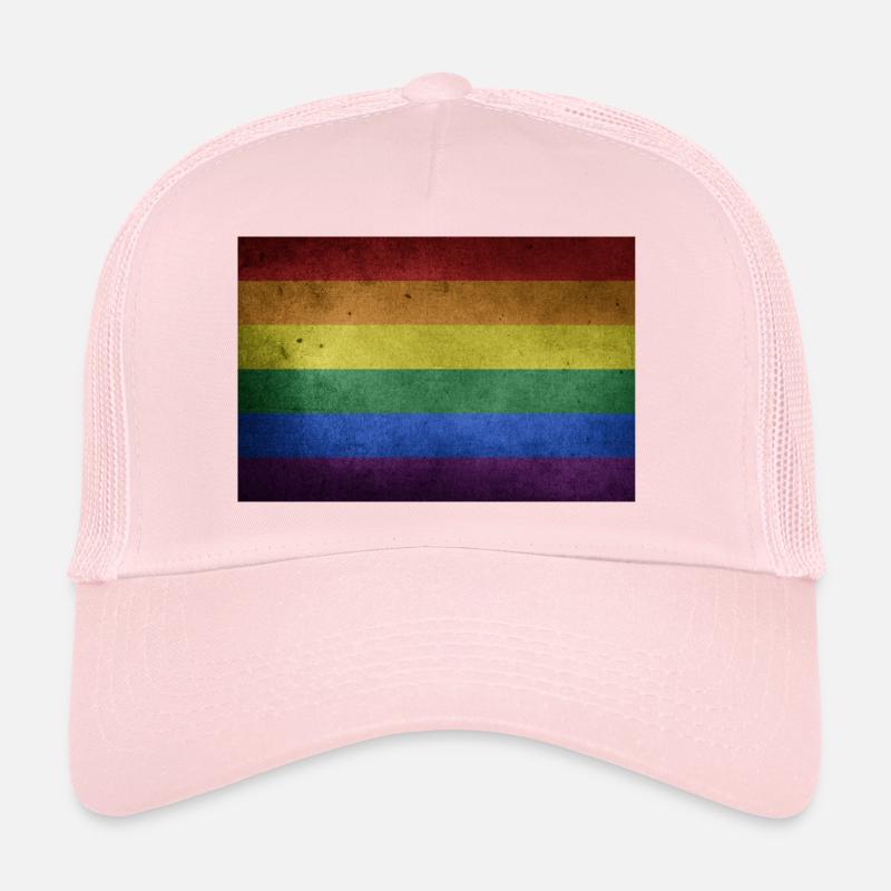Drapeau pride Casquette trucker 