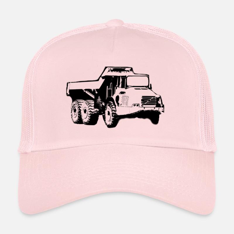 Articulated Dump Truck - Trucker Cap - Hellrosa