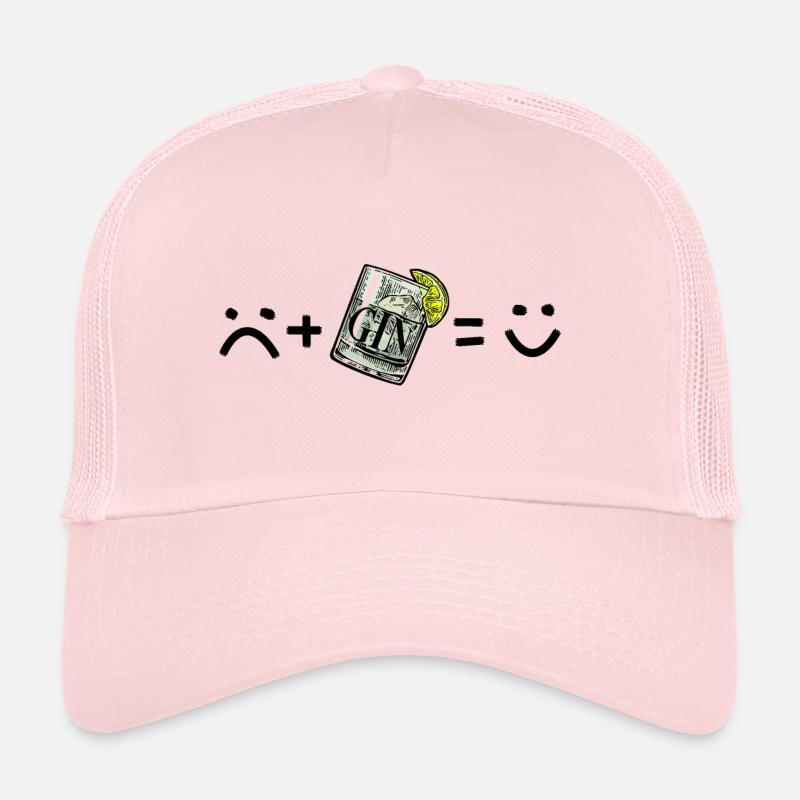 Triste moi (triste) + Gin Tonic = Happy Me Casquette trucker 