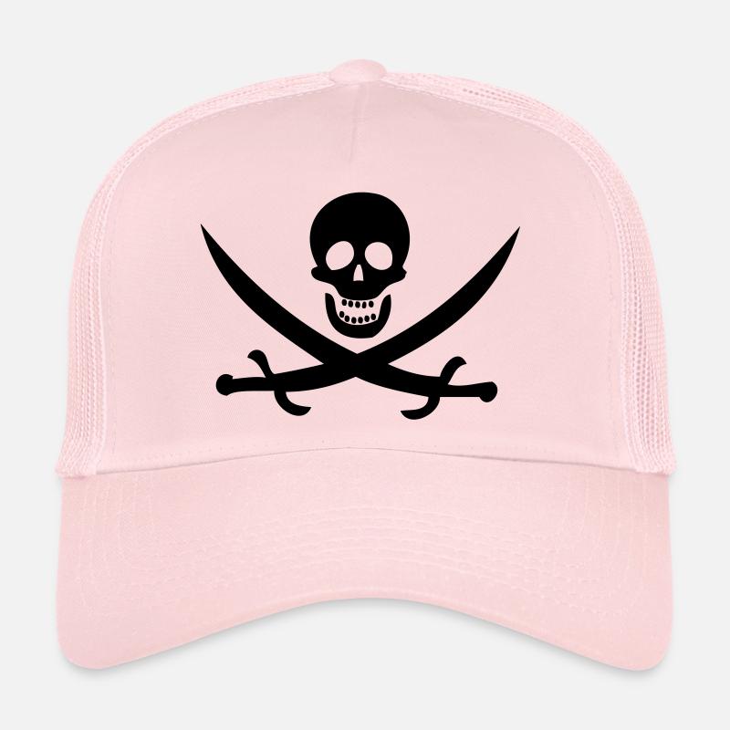 Pirat - Trucker Cap - Hellrosa