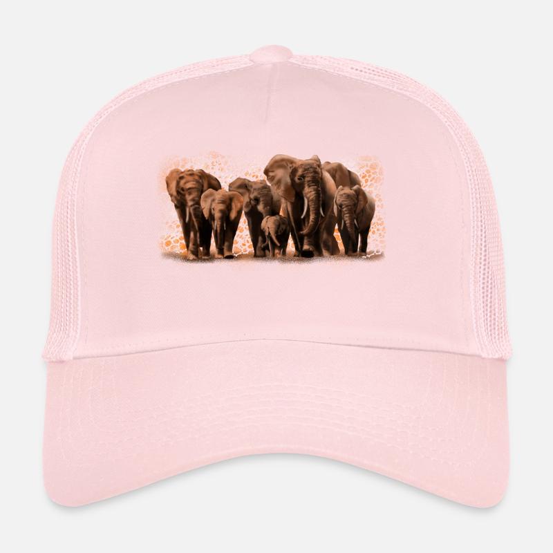 Elefanten - Trucker Cap - Hellrosa