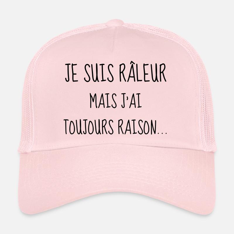 Râleur - Raleur - Citation - Humour - Comique Casquette trucker 