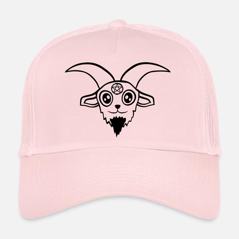 Pentagramme Diable Chèvre Casquette trucker 