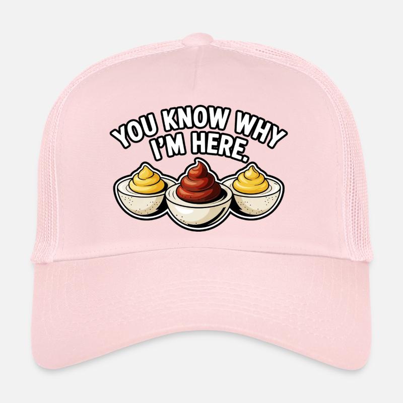 Deviled Egg Lover Funny Food Shirt Trucker Cap