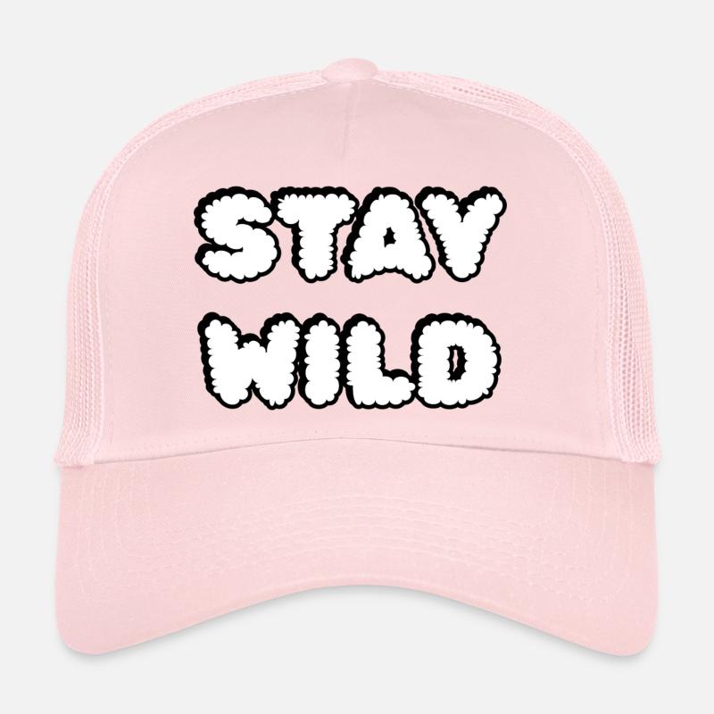 Restez doux Cloud Letters Casquette trucker 