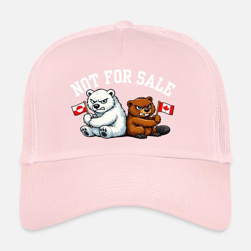 Le Groenland et le Canada ne sont pas à vendre Drôle de design Casquette trucker 