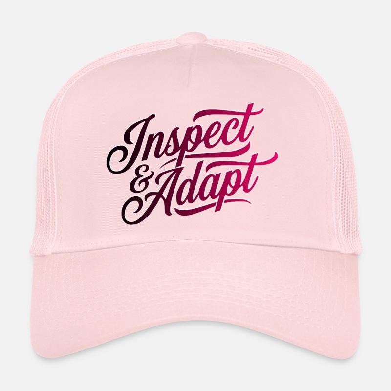 Agile Coach Scrum Master Inspect and Adaot Shirt Trucker Cap