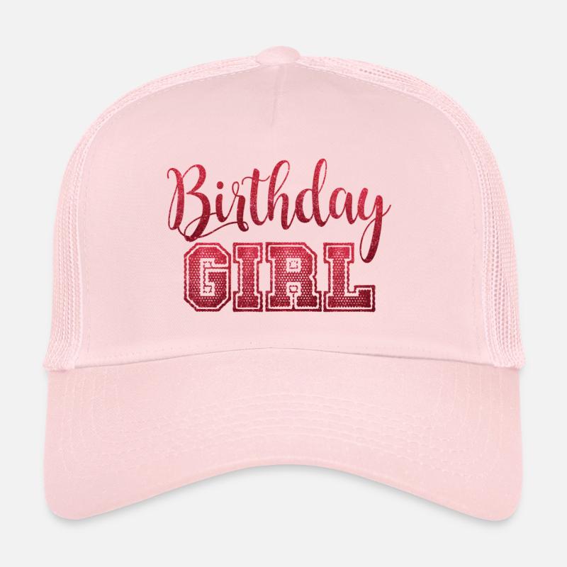 Fille d'anniversaire Casquette trucker 