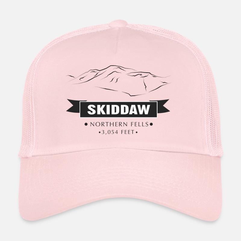 Skiddaw - Casquette trucker  - rose pâle
