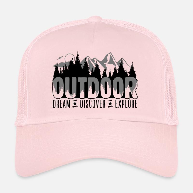 Outdoor - Dream Discover Explore Trucker Cap