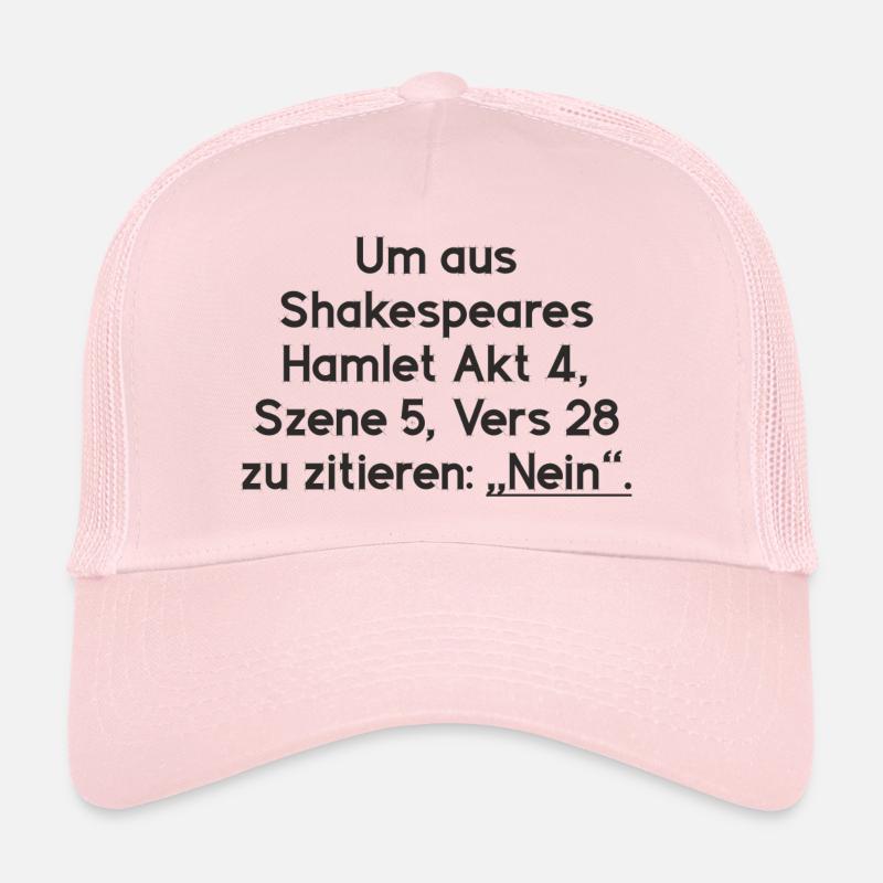 Shakespeare Hamlet NO Casquette trucker 